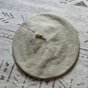 El Llano Cream Knit Beret